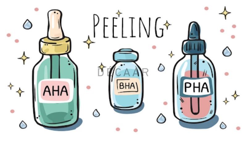 Hoạt chất phổ biến trong peel da